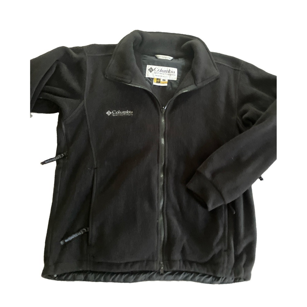 COLUMBIA TITANIUM TECH INTERCHANGE JACKET‎ WOMEN'S MEDIUM FULL ZIP BLACK COAT